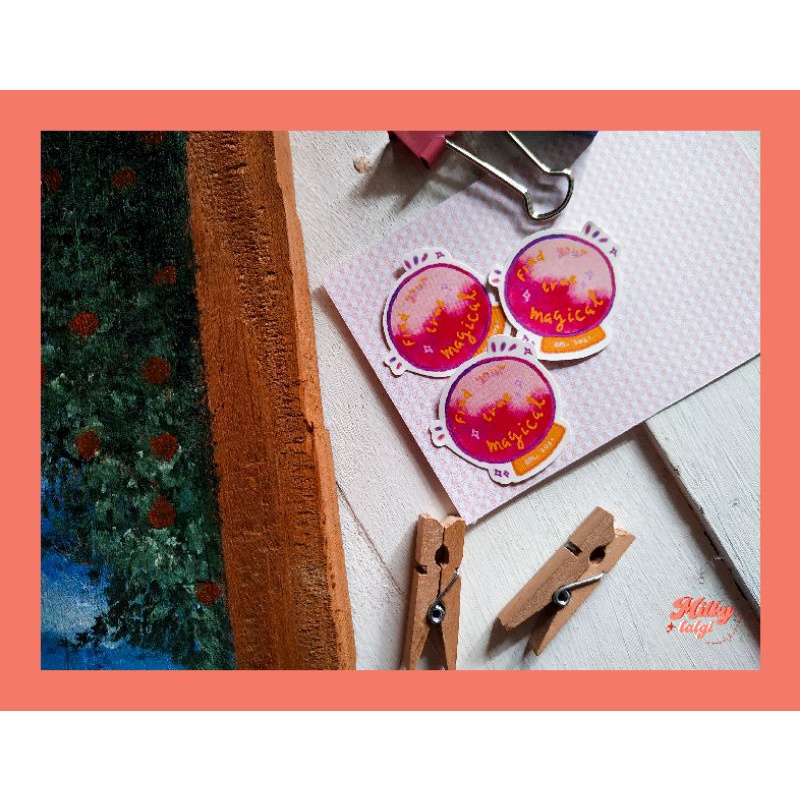 

[milky.talgi] MAGIC GLOBE VYNIL STICKER