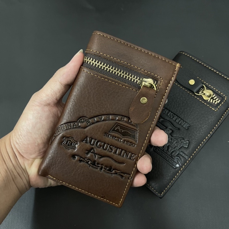 DOMPET KULIT ASLI UKURAN 3/4 KUALITAS IMPORT TERBARU COCOK UNTUK KADO