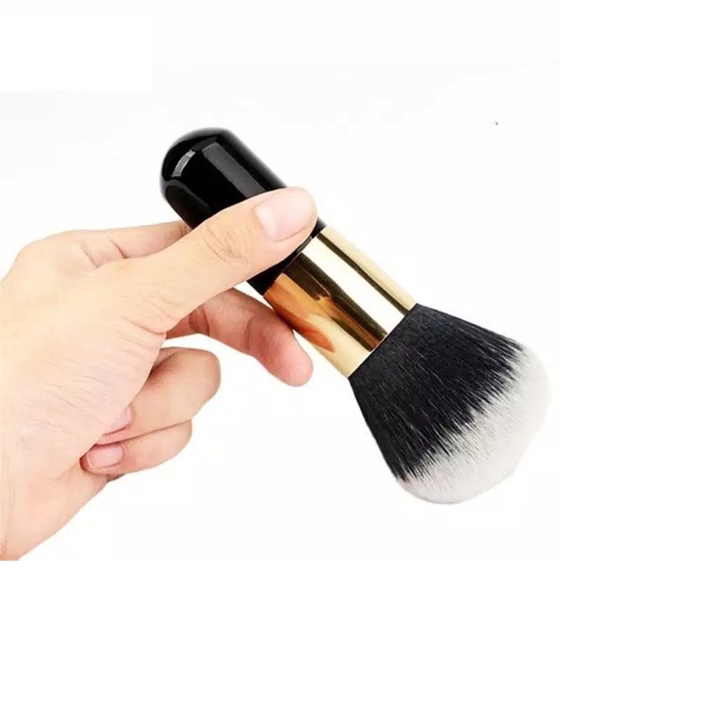 Tools Brush Powder Foundation / Brush Powder Hitam Blush On Profesional Make Up F020