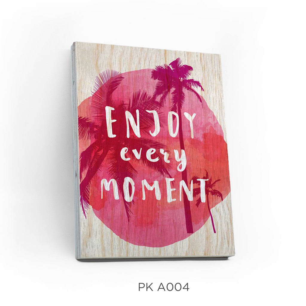 Hiasan Pajangan Dinding Quote Wooden Vintage Poster Wall Decor