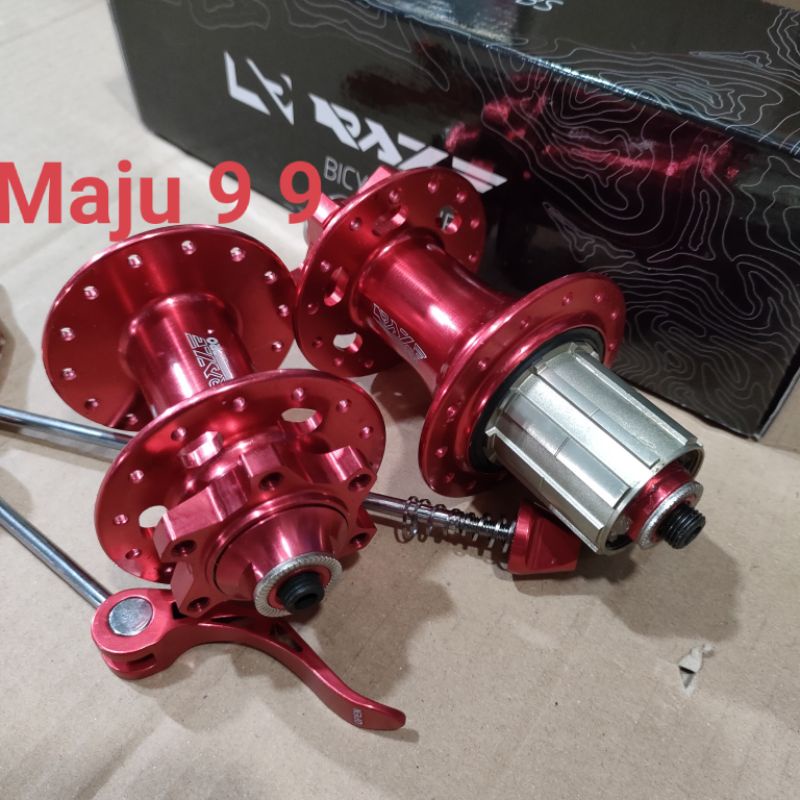 HUB DAN FREEHUB MERK RAZE PRO 28 HOLE 6 PAWL 6 BOLT QR SUARA TAWON NEW