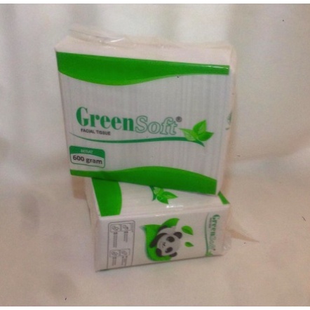 TISSUE WAJAH GREEN SOFT 600 GRAM