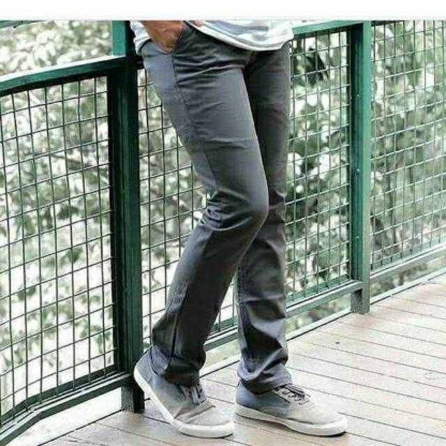 Celana Cheap Monday Chino Pria KERJAHARIAN Santai Casual Formal