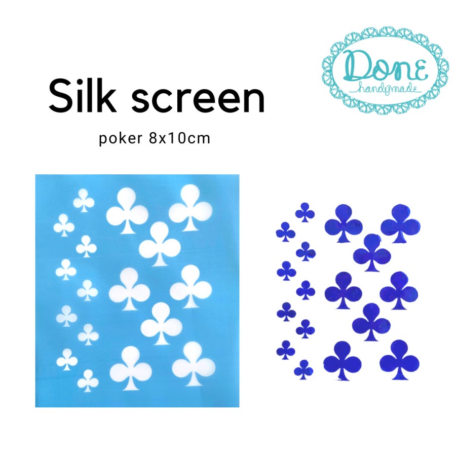 Halloween silk screen scrapbooking clay handmade decoupage poker alat resin alat dekorasi resin art ss12