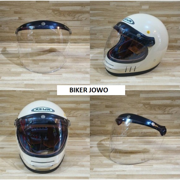 Visor- Kaca Helm Zeus Z-816C Clear