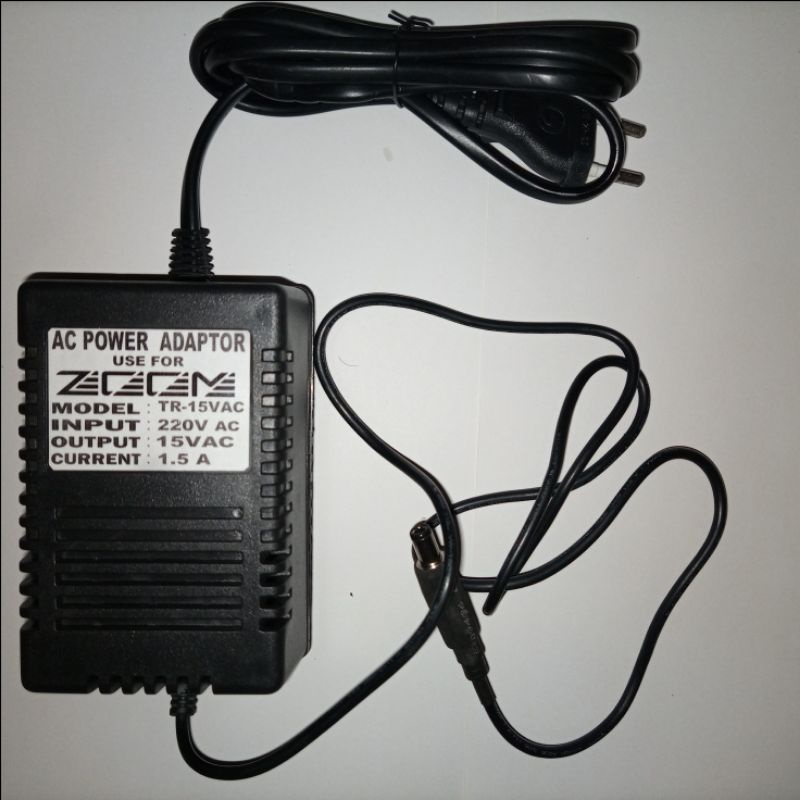 adaptor untuk efek gitar zoom G7 G9