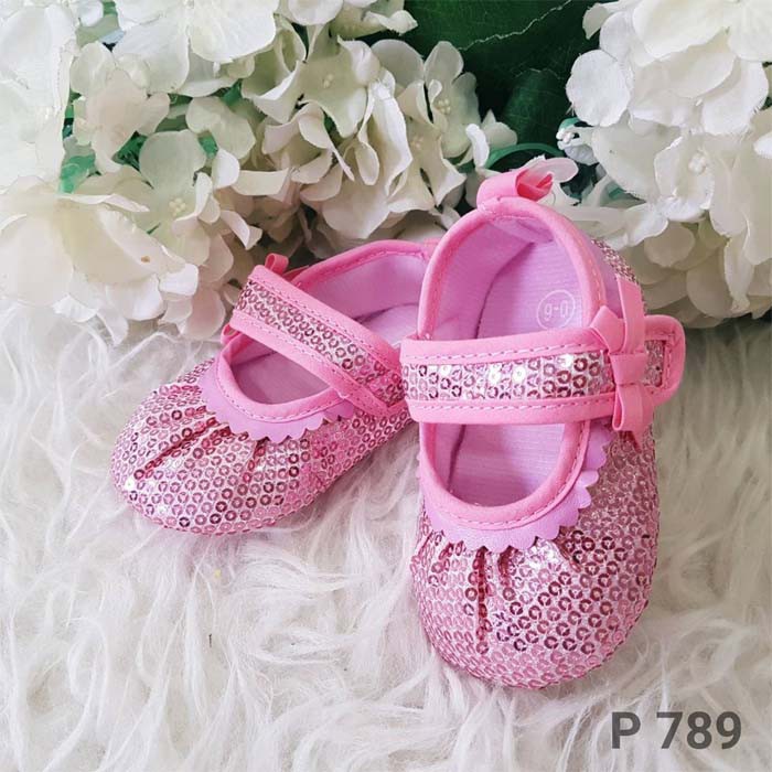 Sepatu Bayi Perempuan Prewalker Bayi Pinky Blink