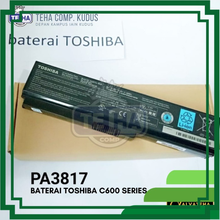 Baterai Laptop Toshiba C600 Baterai Toshiba C600 C640 C645 PA3817