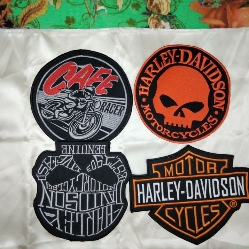 PATCH BORDIR JAHIT MOTOR/PATCH HARLEY
