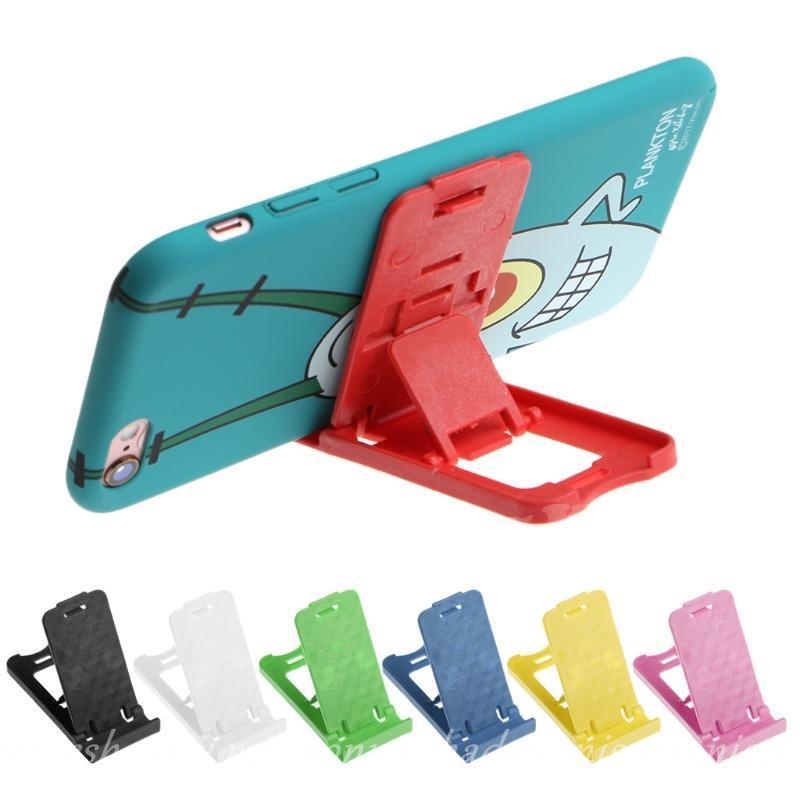 【Color Random】Mini Mobile Phone Holder 3D Portable Adjustable Universal Foldable Phone Stander For All Phones