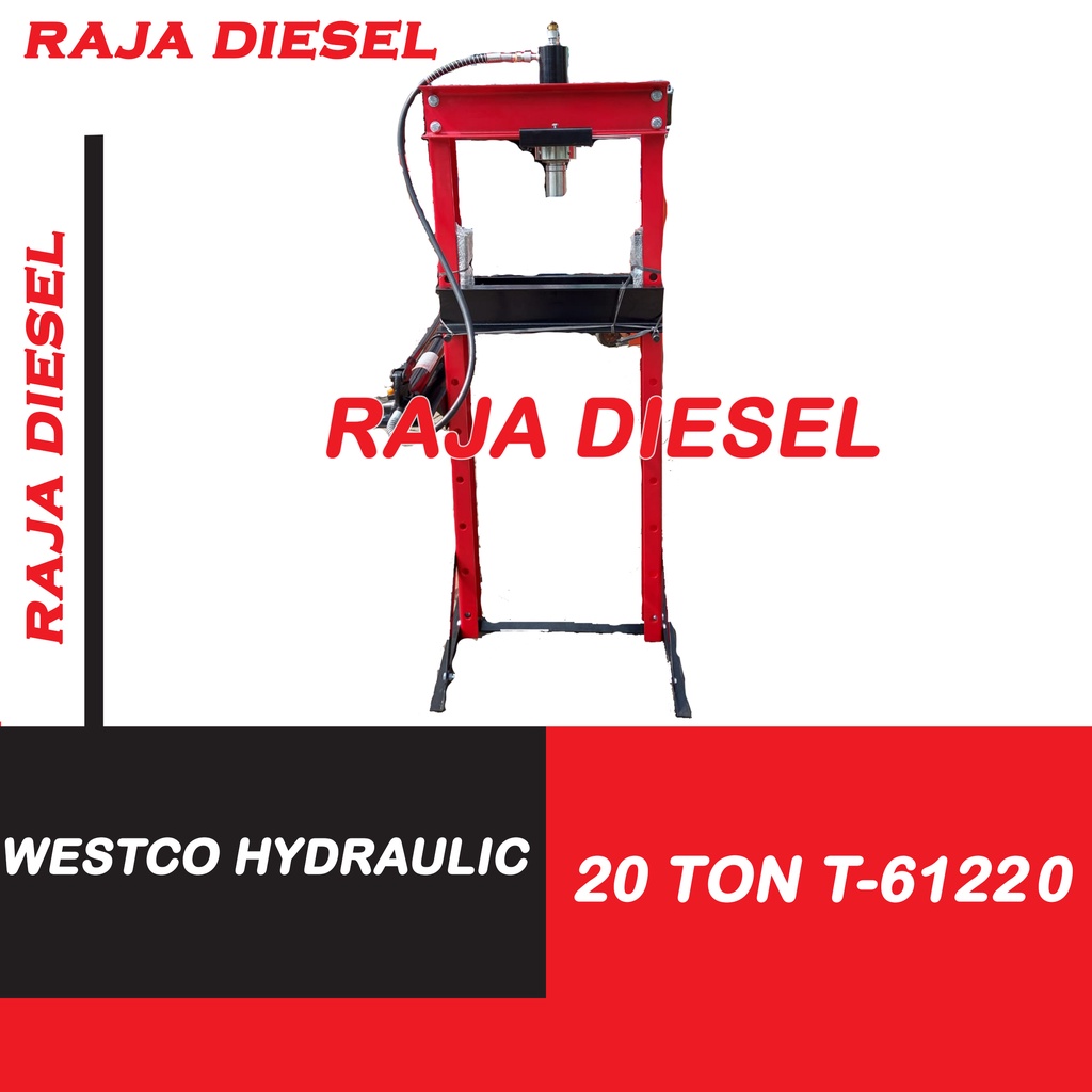 WESTCO HYDRAULIC SHOP PRESS 20 TON T-61220