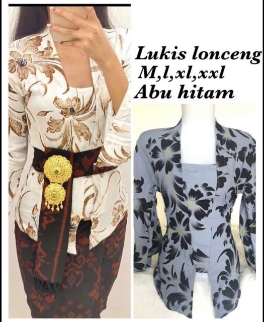 kebaya jadi lukis