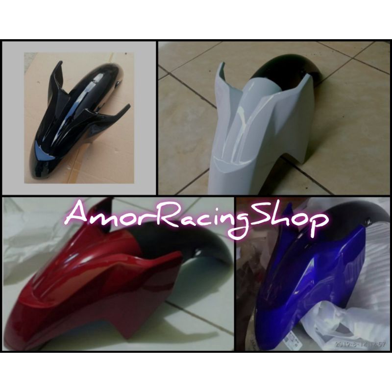 Spakbor depan Yamaha Jupiter MX 135 new hitam merah biru