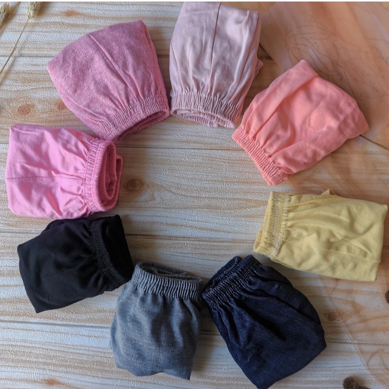[12 Pcs] Celana Dalam Katun Polos Unisex / CD Cewe Cowo ( Celana Dalam Dewasa wanita laki laki Lusin
