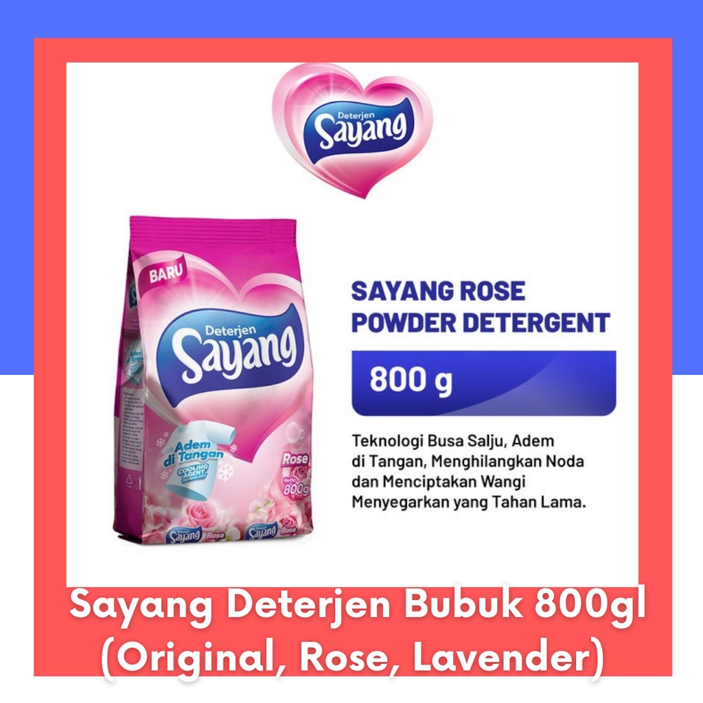 Deterjen Sayang Bubuk 800 gram