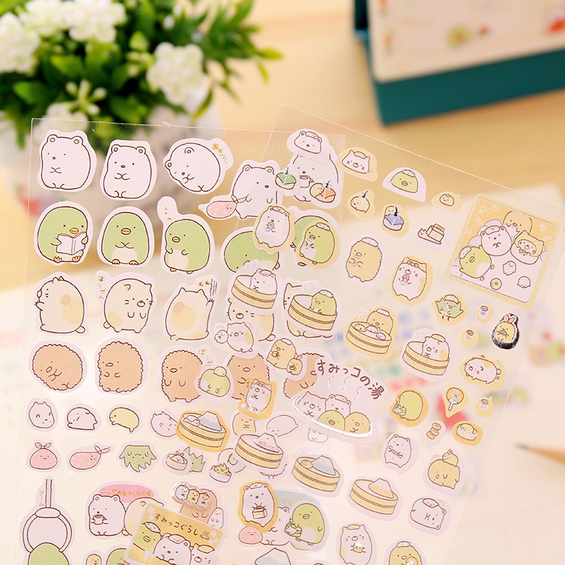 Deco Sticker Karakter Lucu / Stiker Label Japan Unik High Quality