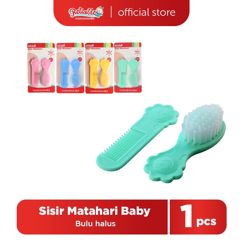 Sisir Bayi Reliable Matahari Bulu Halus