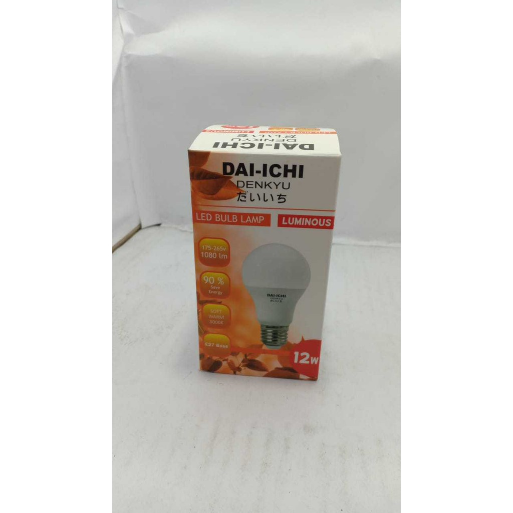 Daichi Lampu LED 12W - Warm white