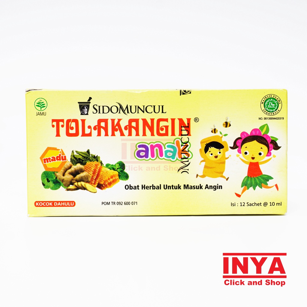 TOLAK ANGIN ANAK MADU SIDOMUNCUL 12x10ml BOX - Jamu