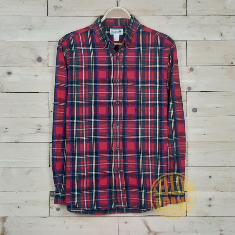 Kemeja Flannel LL Bean size M (F0168)