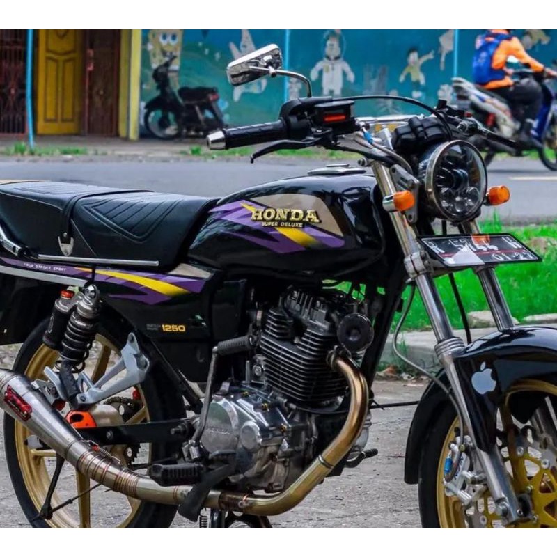 STRIPING STICKER GL MAX TAHUN 1997 UNGU GOLD STRIPING GL MAX UNGU