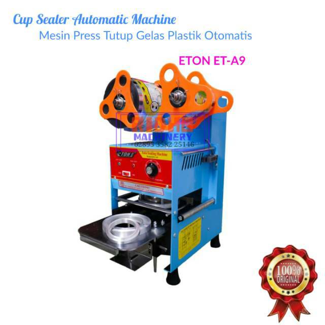 ETON ET-A9 CUP SEALER MESIN PRESS GELAS OTOMATIS