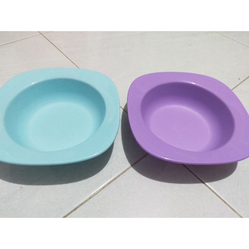 Blossom Bowl  hijau - ungu  -toska (1pc) bukan 1 set
