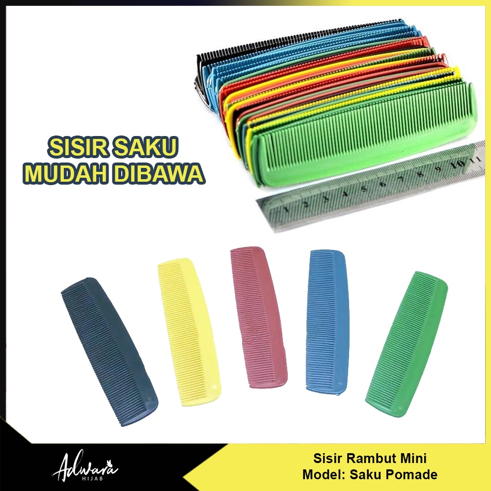 Sisir Saku Mini Pria / Sisir Rambut Pomade