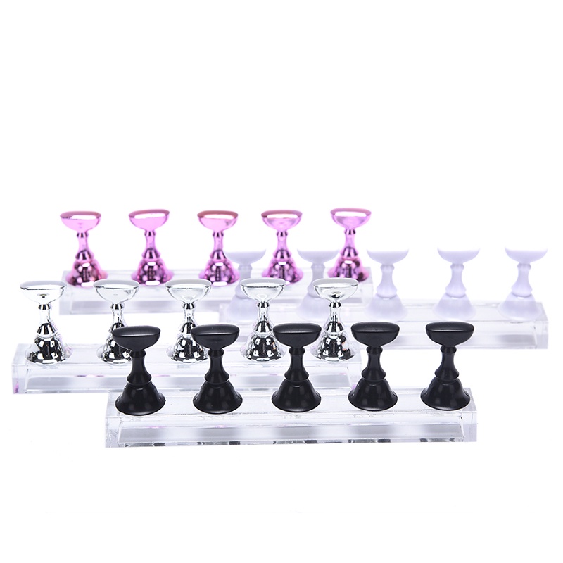 1 Set Stand Display Kristal Akrilik Untuk Latihan Nail Art