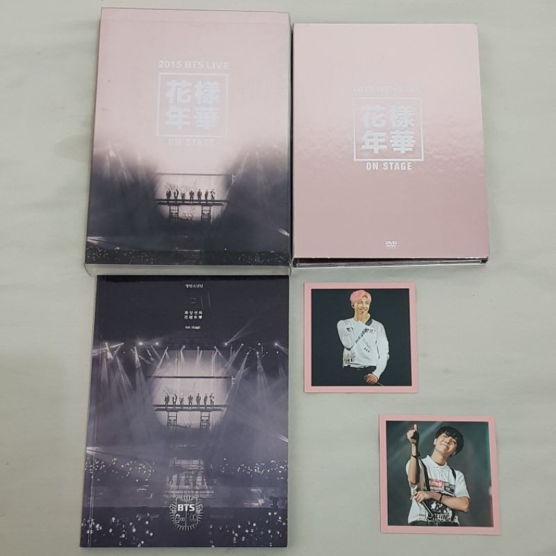BTS HYYH On Stage 2015 DVD RARE Fullset with PC/Photocard Jhope Namjoon RM