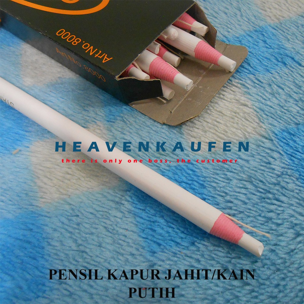 

Kapur Jahit / Kapur Kain Bentuk Pensil Warna Putih