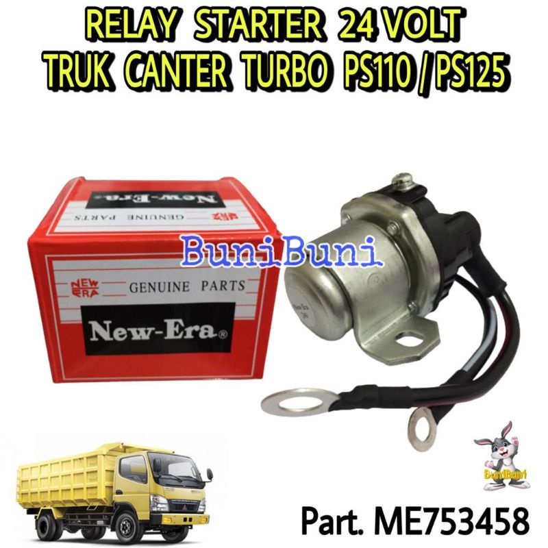 Relay STARTER / Stater 24V Untuk Mobil Truk CANTER Turbo PS110 / PS125 / PS136