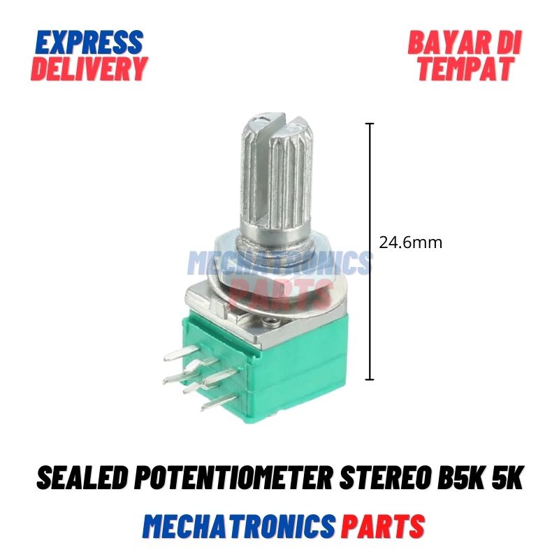Sealed Potentiometer Potensiometer potensio Stereo B5K 5K