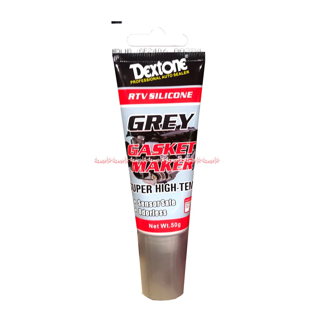 Dextone Rtv Silicone Grey Gasket Maker Lem Silikon Abu-Abu 50gr Lem Packing Sealer