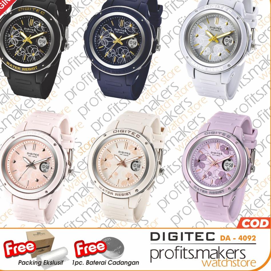 F0E DIGITEC DA 4092 / DA-4092 / DA4092 DG 3092 Watch Jam Tangan ORIGINAL °☊ 42