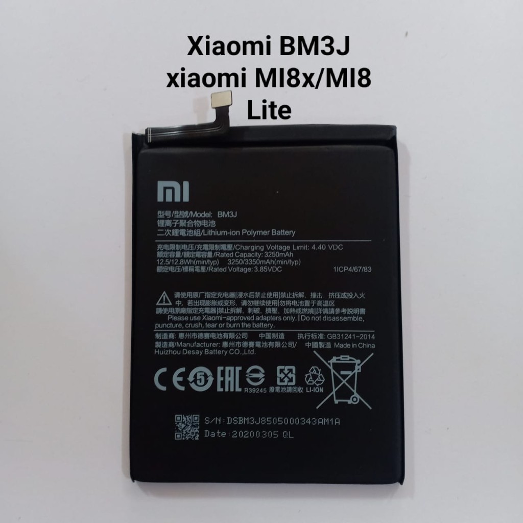 Baterai Xiaomi Mi 8x Mi 8Lite BM3J Original