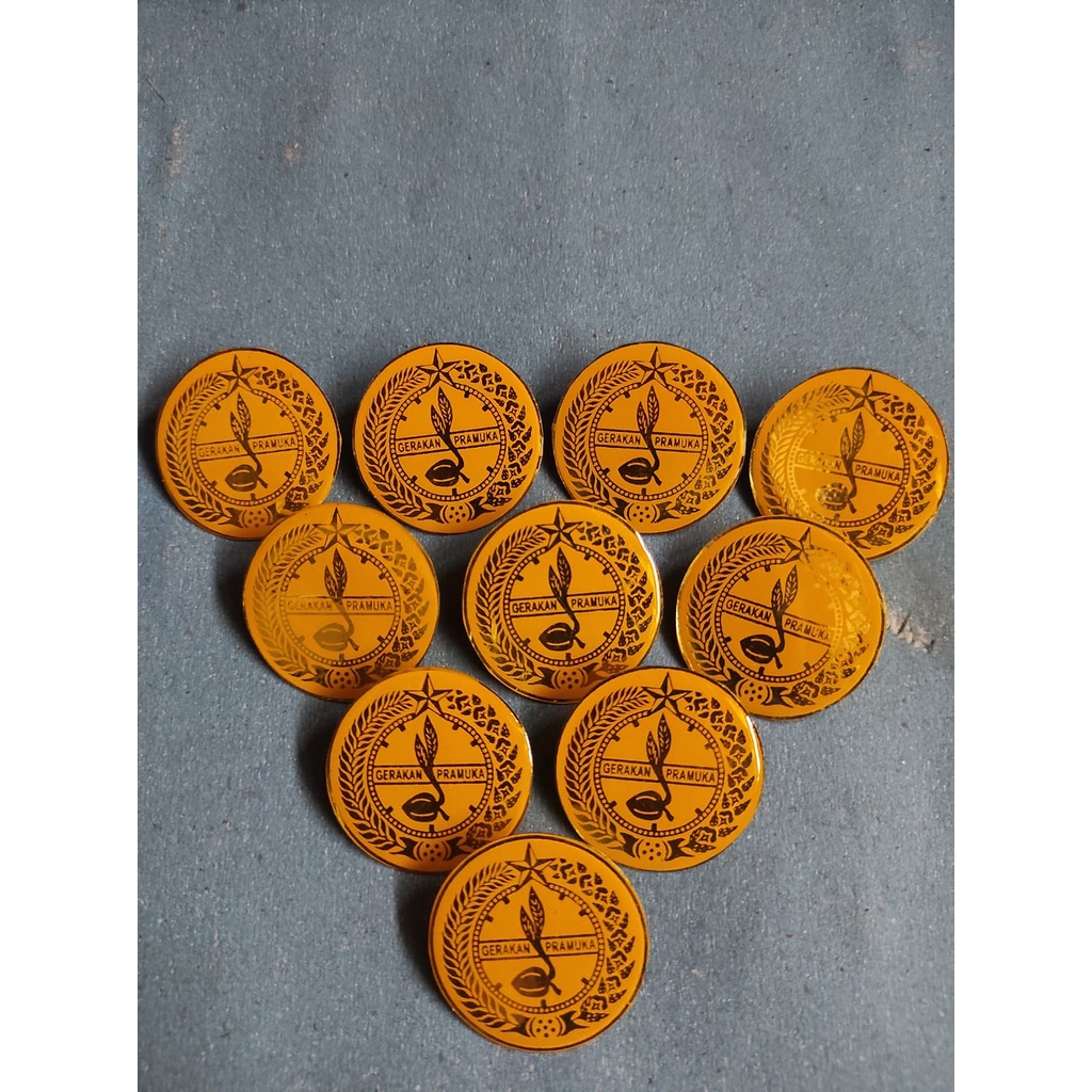 EMBLEM / TANDA TOPI BONI  DAN BARET PRAMUKA PREMIUM