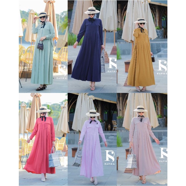 SEIKA MIDI DRESS BY RAFIKA STORE