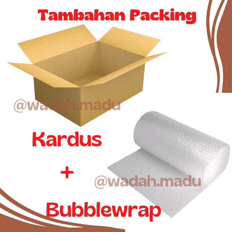 

Packing Kardus dan Bubblewrap
