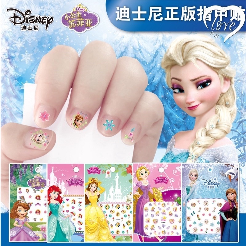 Stiker Kuku Nail Art Princess Karakter Sticker