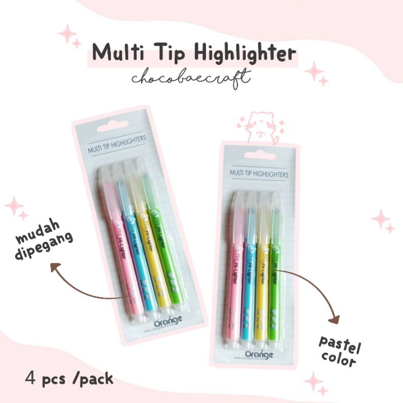 

Multi Tip Highlighter Warna - Warni