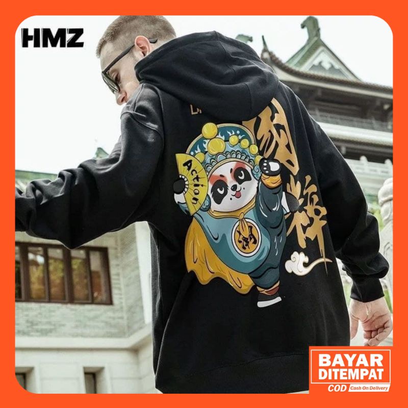 Hoodie Oversize Kunfu Panda Pria Jaket Hoodie Panda keren Jaket Hoodie Kungfu Panda Sweater Hoodie P