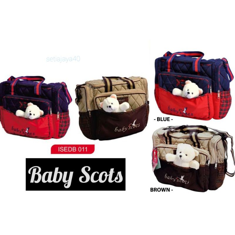 jsd/Tas Besar Baby Scots + Boneka ISEDB011