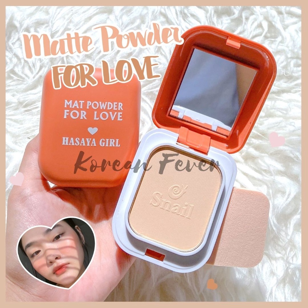 Hasaya Girl - MATT FOR LOVE / Bedak Heart Stamp Single Powder JH-3706