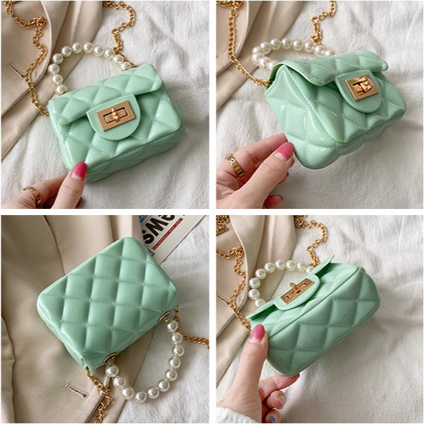 Fashion Pearl Tas Tangan Mini untuk Wanita