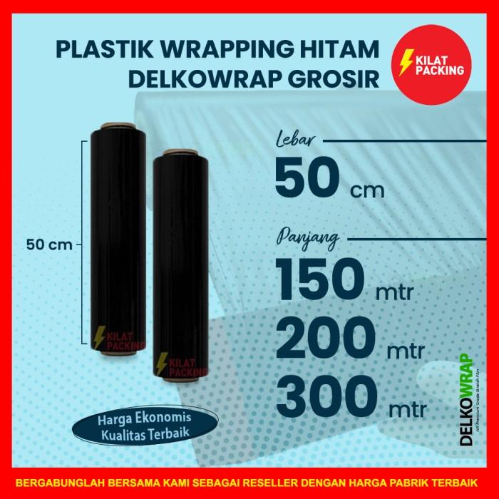 

Wrap Stretch Film Hitam Varian 50Cm Plastik Wrapping Bungkus Barang Satuan