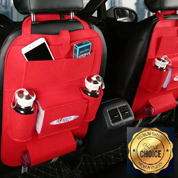 Promo Tas Jok Mobil Car Seat Organizer i283 Mobil Avanza Rush Agya Ayla Calya Hrv Crv Brv Jazz