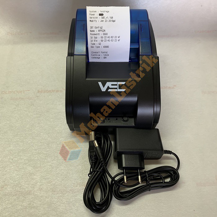 Printer Bluetooth Thermal Printer Kasir Mini PPBO VSC 58mm