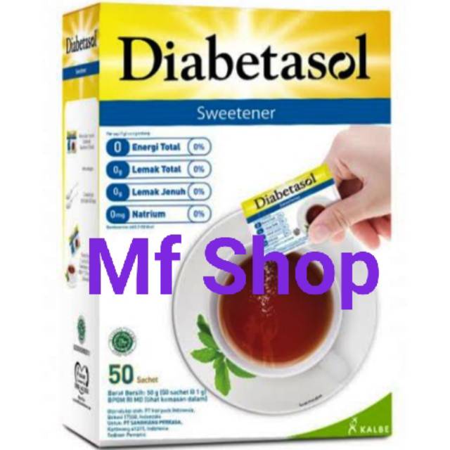 

Diabetasol Sweetener Zero Calori / Merryfransky/ Mf Shop/ gula rendah kalori/ Kalbe/ Diabetasol sby