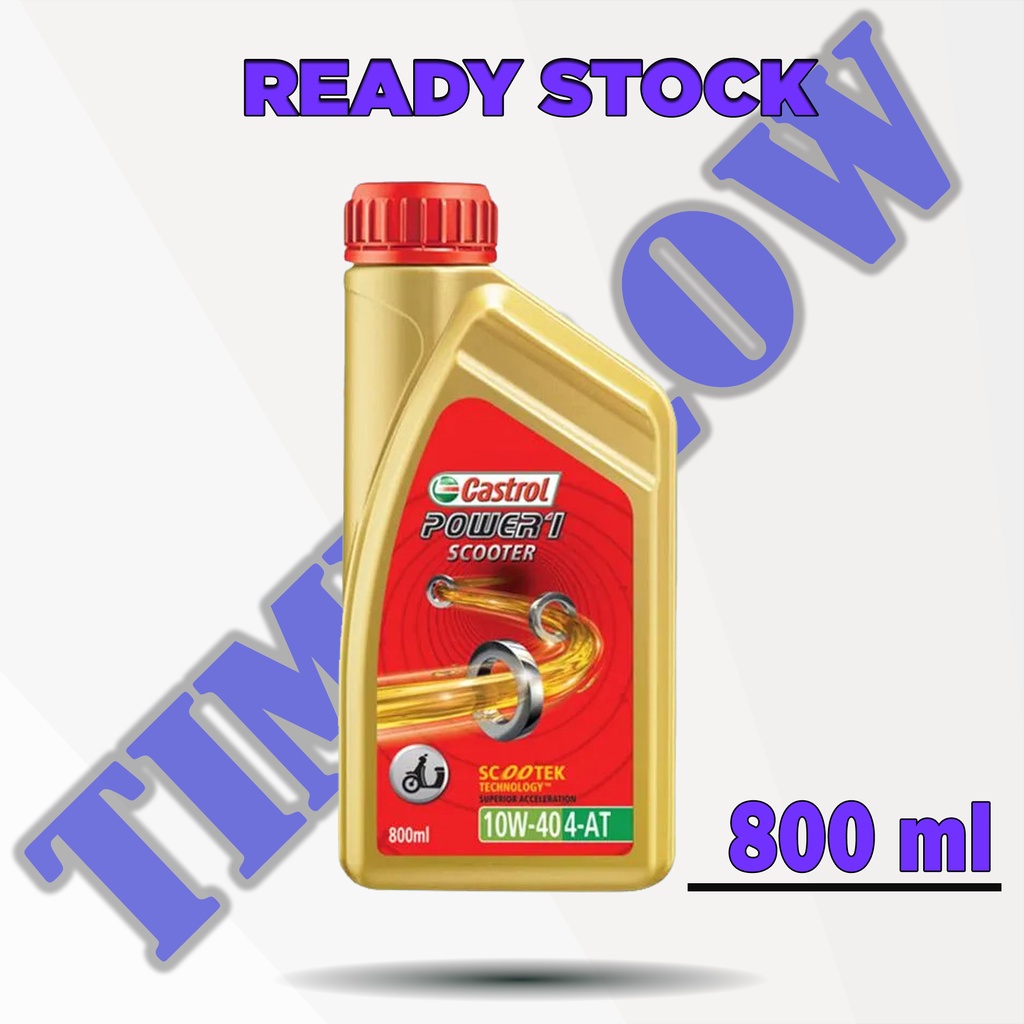 OLI Mesin Vespa Matic Recommended Piaggio Castrol 10W - 40